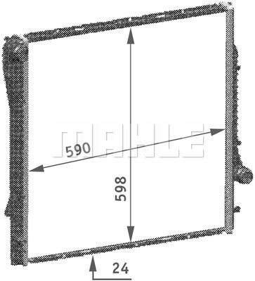 Ψυγείο, ψύξη κινητήρα BEHR CR567000P