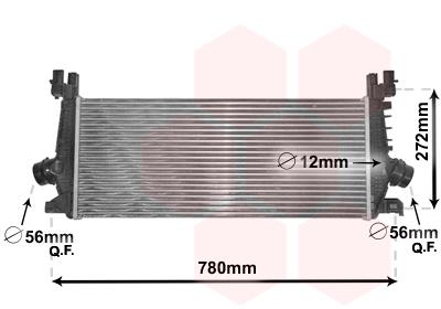 Ψυγείο αέρα υπερπλήρωσης VAN WEZEL 37004648