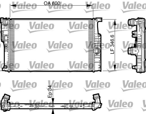 Ψυγείο, ψύξη κινητήρα VALEO 735456