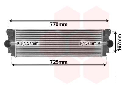 Ψυγείο αέρα υπερπλήρωσης VAN WEZEL 30004396