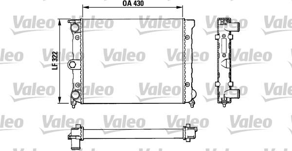 Ψυγείο, ψύξη κινητήρα VALEO 883819