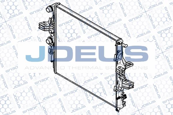 Ψυγείο, ψύξη κινητήρα JDEUS RA0140110