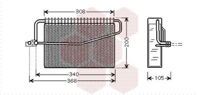 Εξαεριωτής, σύστημα κλιματισμού VAN WEZEL 3000V381