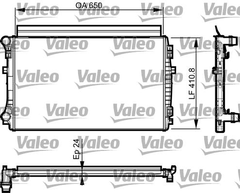 Ψυγείο, ψύξη κινητήρα VALEO 735558