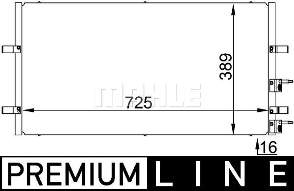 Συμπυκνωτής, σύστ. κλιματισμού BEHR AC695000P