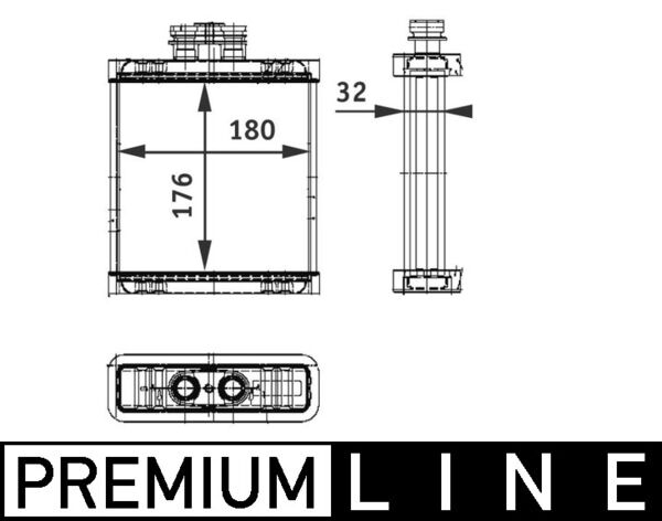 Εναλλάκτης θερμότητας, θέρμανση   BEHR *** PREMIUM LINE ***
