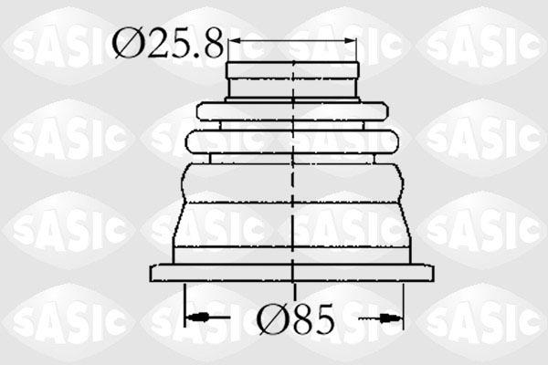 ΦΟΥΣΚΑ ΗΜΙΑΞ. ΕΣ. ΑΡ. 9-19-/25.8 CM