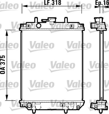 Ψυγείο, ψύξη κινητήρα VALEO 734105