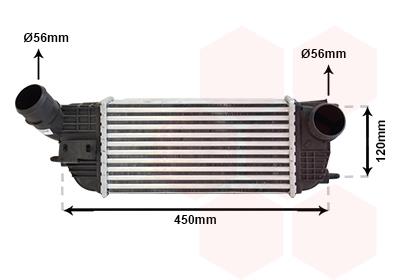 Ψυγείο αέρα υπερπλήρωσης VAN WEZEL 40004362