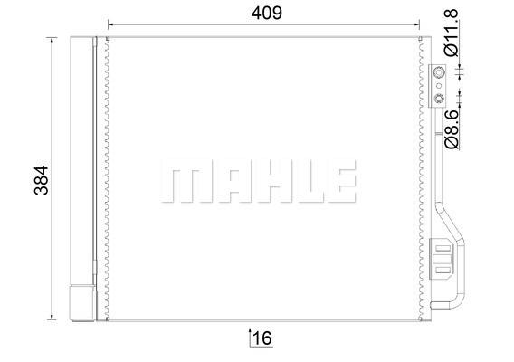 Συμπυκνωτής, σύστ. κλιματισμού BEHR AC488000S