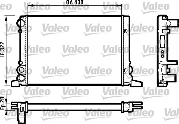 Ψυγείο, ψύξη κινητήρα VALEO 819259