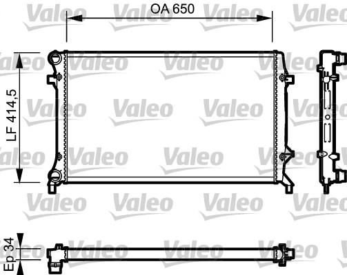 Ψυγείο, ψύξη κινητήρα VALEO 735120