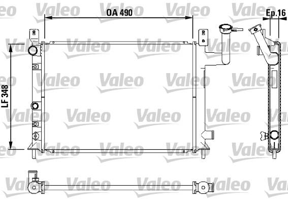 Ψυγείο, ψύξη κινητήρα VALEO 730404