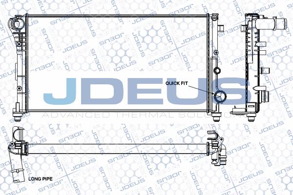 Ψυγείο, ψύξη κινητήρα JDEUS RA0111310