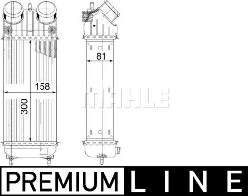 Ψυγείο αέρα υπερπλήρωσης BEHR CI265000P