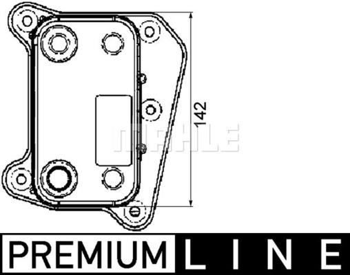 Ψυγείο λαδιού, λάδι κινητήρα BEHR CLC38000P