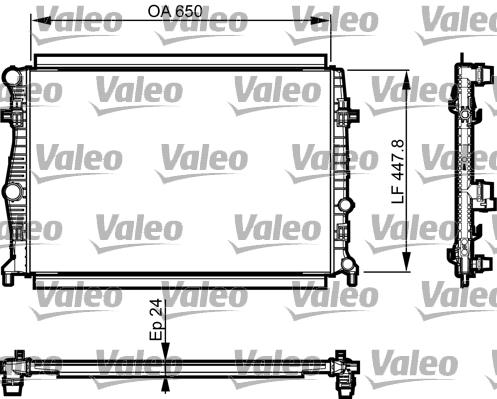 Ψυγείο, ψύξη κινητήρα VALEO 735556