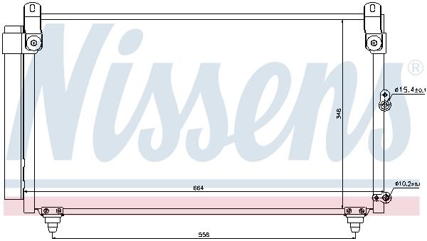 Συμπυκνωτής, σύστ. κλιματισμού NISSENS 940191