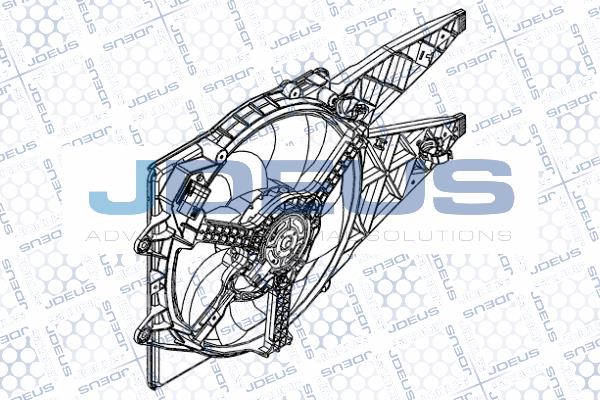 Βεντιλατέρ, ψύξη κινητήρα JDEUS EV876700