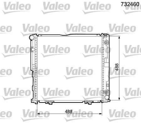 Ψυγείο, ψύξη κινητήρα VALEO 732460