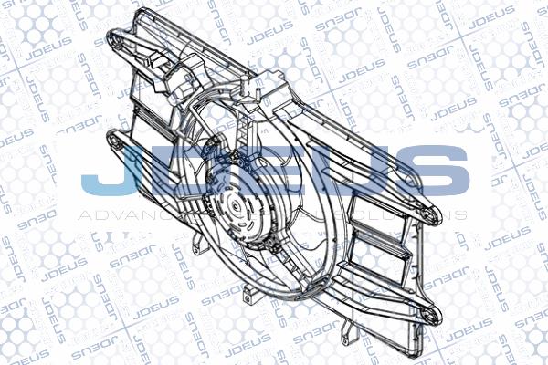 Βεντιλατέρ, ψύξη κινητήρα JDEUS EV832300