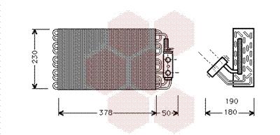 Εξαεριωτής, σύστημα κλιματισμού VAN WEZEL 3000V001