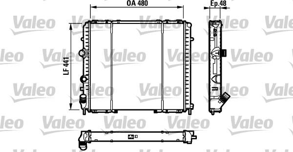 Ψυγείο, ψύξη κινητήρα VALEO 732072