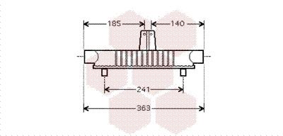 Ψυγείο λαδιού, λάδι κινητήρα VAN WEZEL 40003284