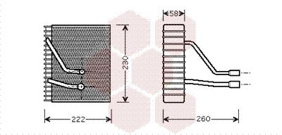 Εξαεριωτής, σύστημα κλιματισμού VAN WEZEL 1800V330