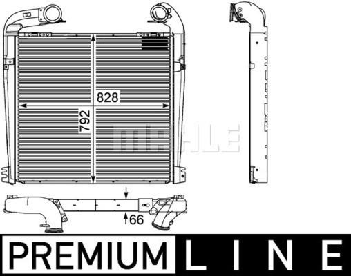 Ψυγείο αέρα υπερπλήρωσης BEHR CI143000P