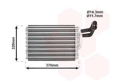 Εξαεριωτής, σύστημα κλιματισμού VAN WEZEL 3000V002