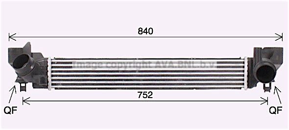 Ψυγείο αέρα υπερπλήρωσης AVA QUALITY COOLING BW4579