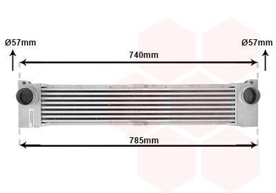 Ψυγείο αέρα υπερπλήρωσης VAN WEZEL 30004370