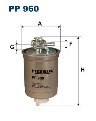 Φίλτρο καυσίμου FILTRON PP960