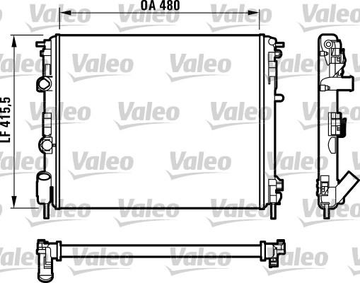 Ψυγείο, ψύξη κινητήρα VALEO 732720