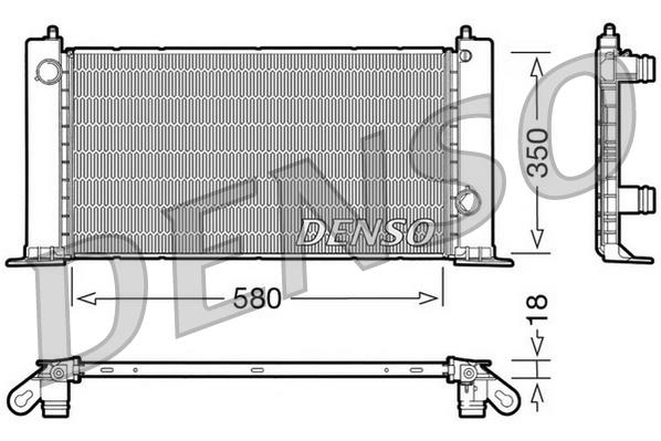 Ψυγείο νερού & εξαρτήματα DENSO DRM09121