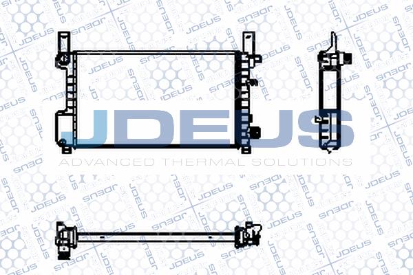 Ψυγείο, ψύξη κινητήρα JDEUS RA0120950