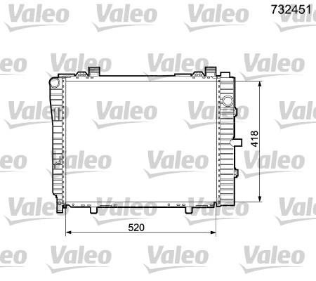 Ψυγείο, ψύξη κινητήρα VALEO 732451