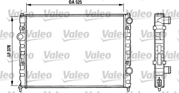 Ψυγείο, ψύξη κινητήρα VALEO 731005