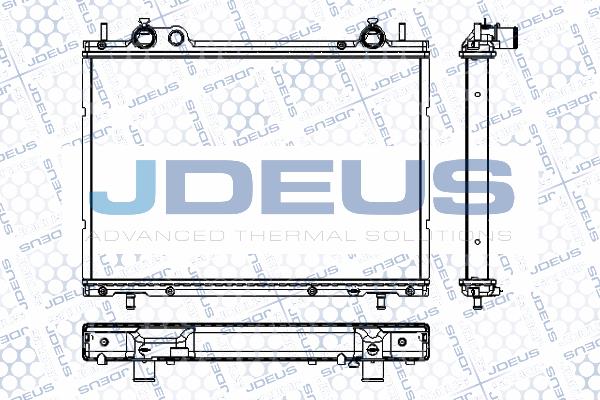 Ψυγείο, ψύξη κινητήρα JDEUS RA0110510