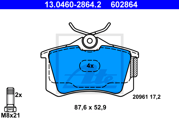 602864 - TAKAK. SEAT CORDOBA (6L2) (02-09)