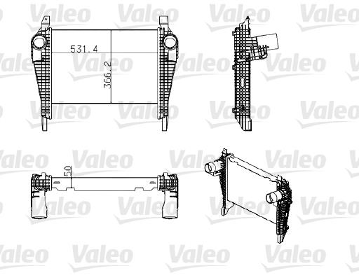 Ψυγείο αέρα υπερπλήρωσης VALEO 818778