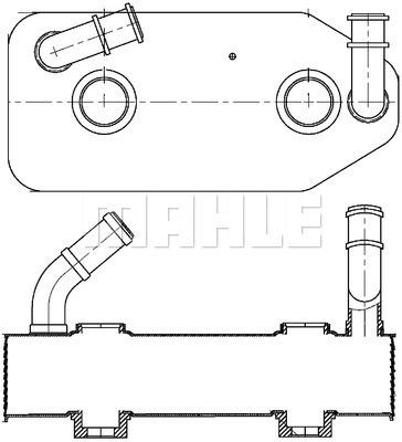 Ψυγείο λαδιού, αυτόμ. κιβ. ταχυτ MAHLE ORIGINAL CLC178000S