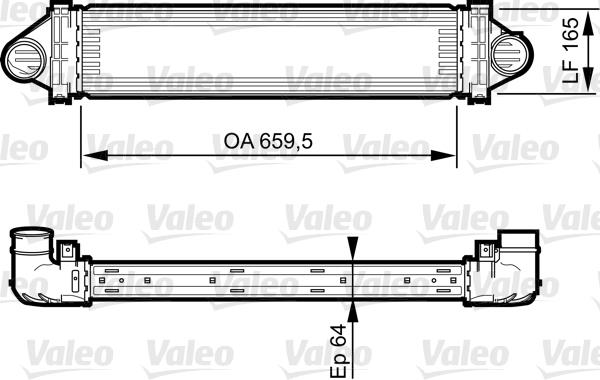 Ψυγείο αέρα υπερπλήρωσης VALEO 818245