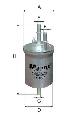 Φίλτρο καυσίμου MFILTER DF3527