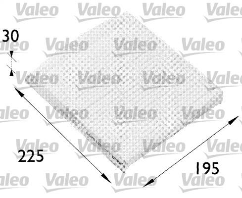 Φίλτρο, αέρας εσωτερικού χώρου VALEO 698512