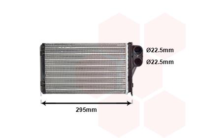 Εναλλάκτης θερμότητας, θέρμανση  VAN WEZEL 40006240