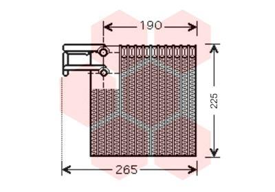 Εξαεριωτής, σύστημα κλιματισμού VAN WEZEL 1300V257