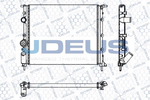 Ψυγείο, ψύξη κινητήρα JDEUS RA0230550