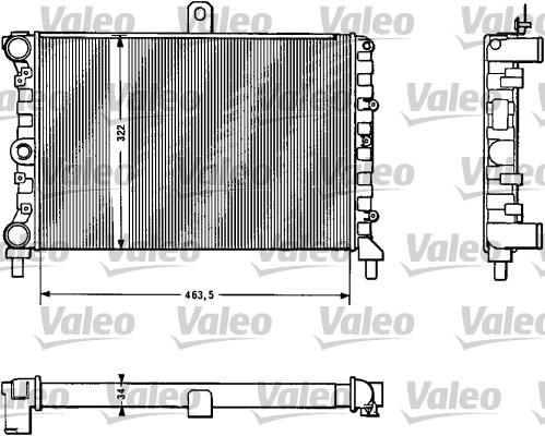 Ψυγείο, ψύξη κινητήρα VALEO 811381